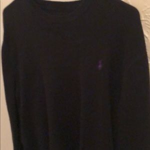 Ralph Lauren Polo Sweater W/Purple Horse